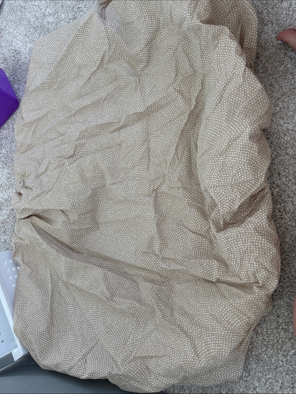 Crate&kids crib sheet and changing pad cover